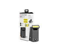 Ledlenser Linterna LED de trabajo W1R recargable con clip negro 502810