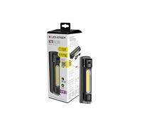 Ledlenser W7R Work - Linterna de trabajo, plegable, giratoria, UV, luz LED portátil, imán y gancho, linterna brillante, 500 lúmenes, herramientas de taller, linterna de trabajo, herramientas manuales