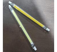 LEDLOCLB 2pcs R7S LED Bulb 20W Dimmable COB 189mm,110V-230V 2000LM High Brightness 360° Full Angle, Glass Shell Ceramic Base(110V-20W 2pcs/White 6500K)