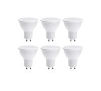 LEDLOCLB 6 Uds GU10 Bombilla LED 220V Foco De Luz Bombilla LED Iluminación Del Hogar 3W 6W 9W 12W,Atenuación Tricolor,9W -6PCS
