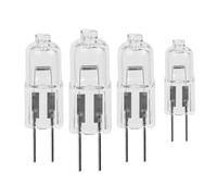 LEDLOCLB Bombilla halógena G4 de 6 V, 10 W, 20 W y 30 W, blanco cálido, 2700 K, Cri95, base de dos pines para lámparas de araña y luces de armario (5 unidades/6 V-5 W)