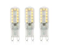 LEDLOCLB Lámpara mini G9led Bill, bombilla de carcasa de ópalo regulable de 220v 3w 5w 7w, apta para iluminación doméstica 5 piezas (5W luz transparente/blanca fría (6000-6500K))