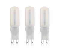 LEDLOCLB Mini lámpara G9led Bead, bombilla de 220v 3w 5w 7w Cáscara de PC con carcasa regulable, adecuada para iluminación doméstica 5 piezas (7W Luz blanca leche/blanca fría (6000-6500K))