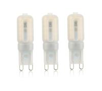 LEDLOCLB Mini lámpara G9led, bombilla de carcasa de ópalo de 220v 3w 5w 7w para PC con carcasa regulable, adecuada para iluminación doméstica 5 piezas (5W Blanco leche/blanco neutro (4000-4500K))