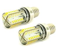 LEDLUX 2 piezas de lámparas Led E14 DC 12V 24V 4W blanco para luz de cementerio señalización fotovoltaica barcos camiones (3000k)
