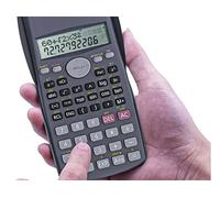 LEDLUX AB069502, calculadora científica, tamaño 158X84X16mm, para Estudiantes de ingeniería, Escuela y Negocios