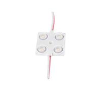 Ledlux - Módulo de ladrillo LED 4 SMD 2835, color azul, 12 V, 1,5 W, IP68, con lente de aumento de 160 grados V-TAC SKU-5132