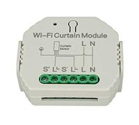 LEDLUX SH108 - Módulo de persianas WiFi con interruptor inteligente de 220 V y 2 A para persianas eléctricas con aplicación TUYA Smart Life compatible con Alexa y Google Home