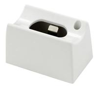 LEDmaxx S14DWH A - Casquillo de lámpara lineal para Osram Linestra Ralina de una sola base, 60 W, S14d, color blanco, 7 x 4 x 4,5 cm