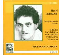 Ledroit - Henri Ledroit : enr. inédits Schutz, Buxtehude, Telemann and others