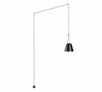 LEDS-C4 Attic colgante cónico descentrado negro