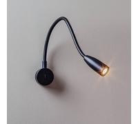 LEDS-C4 Bed aplique LED redondo, negro True