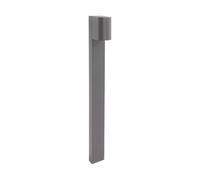 LEDS-C4 Bolardo luminoso Eko Standard, gris, altura 80 cm, aluminio True