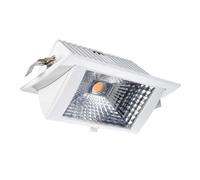 Leds·c4 downlight out square 44,8w 3000k cri 80 93,1º blanco ip20 4213lm