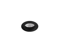 LEDS·C4 Downlight Play Redondo Fijo 8W Negro IP54 Iluminación LED Resistente