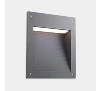 LEDS C4 Empotrable de Pared IP66 MICENAS LED 27.5 SW 2700-3200-4000K ON-OFF Gris 1923lm Aluminio