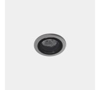 LEDS-C4 Foco empotrable de exterior Eko, gris, Ø 7,5 cm, aluminio