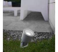 LEDS-C4 Foco exterior Hubble, gris, GU10, aluminio