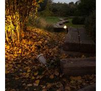 LEDS-C4 Foco exterior robusto y giratorio Helio gris True