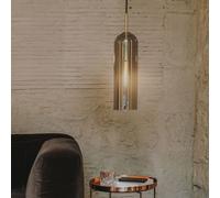 LEDS-C4 Glam lámpara colgante vidrio humo, 38,5 cm