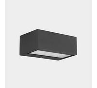 LEDS C4 Nemesis LED 70x170mm Outdoor LED Up Down Light Urban Grey, Opal IP65 10,5W 2700K