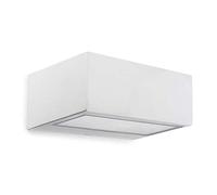 LEDS C4 Nemesis LED 90x220mm Outdoor LED Up Down Light Bianco, Opale IP65 17.5W 2700K