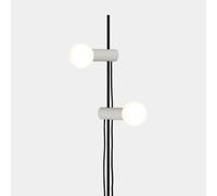 LEDS-C4 Nude Double lámpara de pie E27 gris/negro