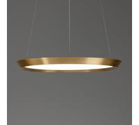 LEDS-C4 Saturn colgante LED latón satén Ø 60cm