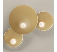 LEDS-C4 Trip lámpara de pared 3 luces oro mate