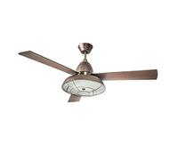Leds-c4 vintage - Luminaria ventilador vintage 2xe27 60w oxido