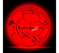 LED'S MOVE LS1 Pelota Futbol Luminosa LED Talla 5, Balón de Futbol Recargable USB-C, Pelota de Futbol Niño para Jardín Parque Camping, Regalo de Futbol Original 8 10 12 Años Jugar Fuera Casa