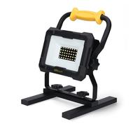 LED's work Luz LED de trabajo para baterías de herramientas de 18 V, 20 W, color blanco frío, compatible con Bosch Professional, Makita, Metabo (CAS), Einhell como foco de construcción, lámpara de