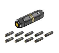 ledscom.de 10 conectores de cable para uso en exteriores, IP68, manguito para cable de 5-12 mm de diámetro