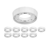 ledscom.de 10 lámparas de techo/portavelas INEL, blancas, 1x GX53, máx. 25 W