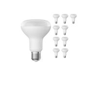 ledscom.de 10 unidades Bombilla LED E27, R80, blanco cálido (2700 K), 10 W, 935 lm, mate