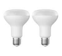 ledscom.de 2 unidades Bombilla LED E27, R80, blanco cálido (2700 K), 10 W, 935 lm, mate