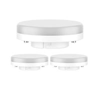 ledscom.de 3 piezas GX53 Bombilla LED, blanco cálido (2700 K), 6,2 W, 509lm, 97°, mate