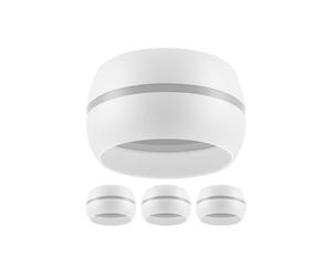 ledscom.de 4 lámparas de techo/portavelas FUNT, blanco mate, 1x GX53 máx. 25 W
