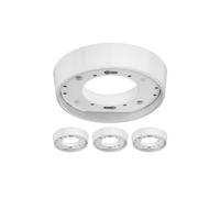 ledscom.de 4 lámparas de techo/portavelas INEL, blancas, 1x GX53 máx. 25 W