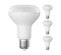 ledscom.de 4 unidades Bombilla LED E27, R80, blanco cálido (2700 K), 10 W, 935 lm, mate