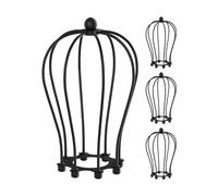 ledscom.de 4x pantalla jaula, negra, 115mm Ø