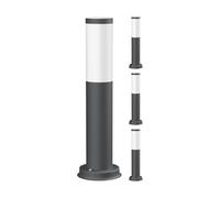 ledscom.de 4x PORU luz de bolardo para exteriores, IP44, 39cm, antracita, incl. lámpara E27 máx. 963lm, blanco cálido