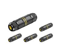 ledscom.de 5 conectores de cable para uso en exteriores, IP68, manguito para cable de 5-12 mm de diámetro
