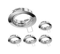 ledscom.de 5 uds. marco empotrable en techo FERE, redondo, orientable, cromo brillo