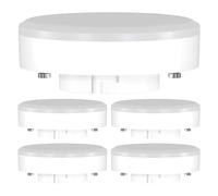 ledscom.de 5 unidades Bombilla LED GX53, blanco cálido (2700 K), 10,6 W, 1038 lm, 115°, mate