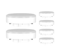 ledscom.de 6 unidades Bombilla LED GX53, blanca (4100 K), 10,9 W, 1212lm, 115°, mate