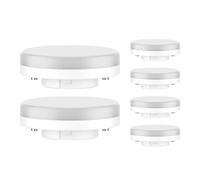 ledscom.de 6 unidades de bombillas LED GX53, blanco cálido (2700 K), 6,3 W, 541 lm, regulador de 3 niveles, mate
