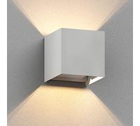 Aplique CUBEL para exterior IP65 Up-/Downlight blanco mate cuadrado 1x G9