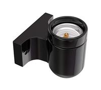 Aplique FEL porcelana negro brillante angular 1x E27 máx. 300W