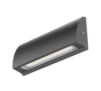 ledscom.de Aplique LED/luz de escalera SEGIN para exteriores, IP54, plano, downlight, antracita mate, angular, 6,2 W, 566lm, blanco cálido